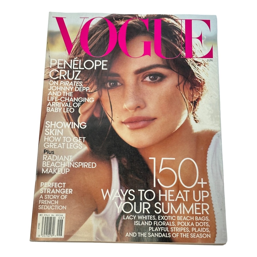 Vogue Magazine Penelope‎ Cruz June 2011 USA Issue Bruno Mars Lara stone